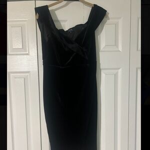 Beautiful off the shoulder velvet dress
